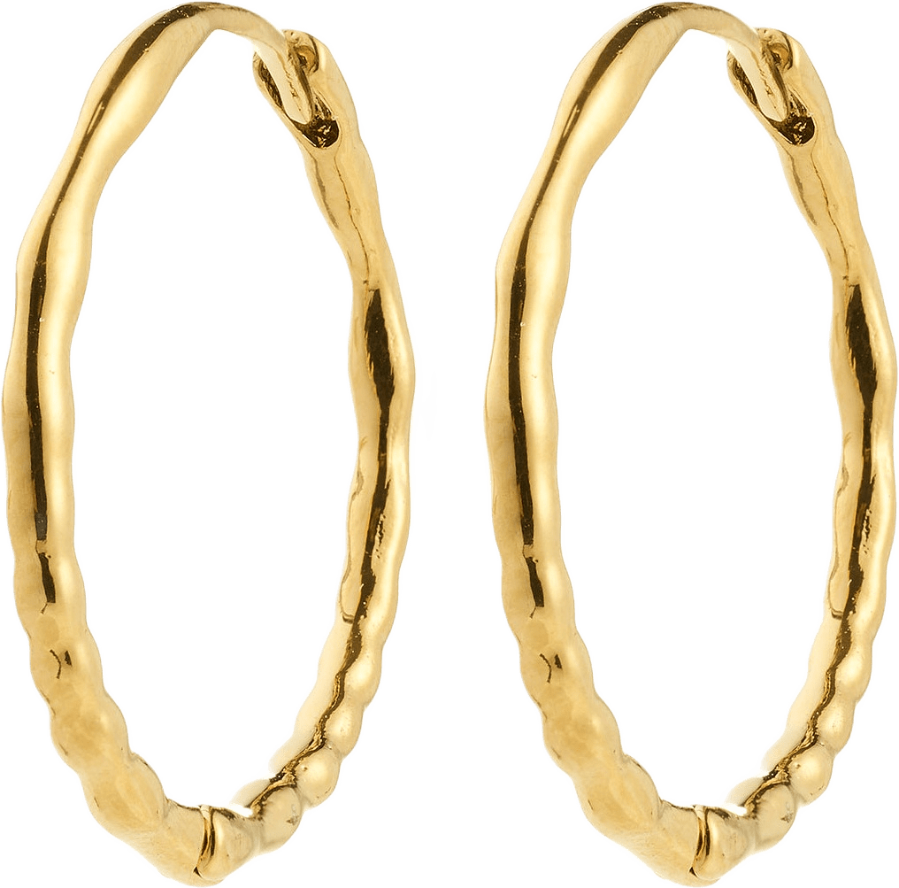 Between Hoops Gold-Plated