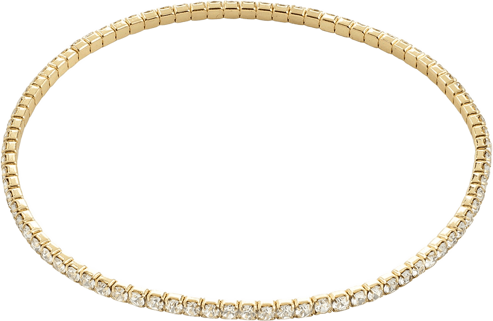 Arash Crystal Bracelet Gold-Plated, från Pilgrim, i färgen Gold Plated.