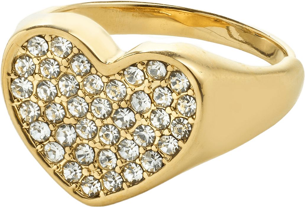 Emmett Ring Gold-Plated, från Pilgrim, i färgen Gold Plated.