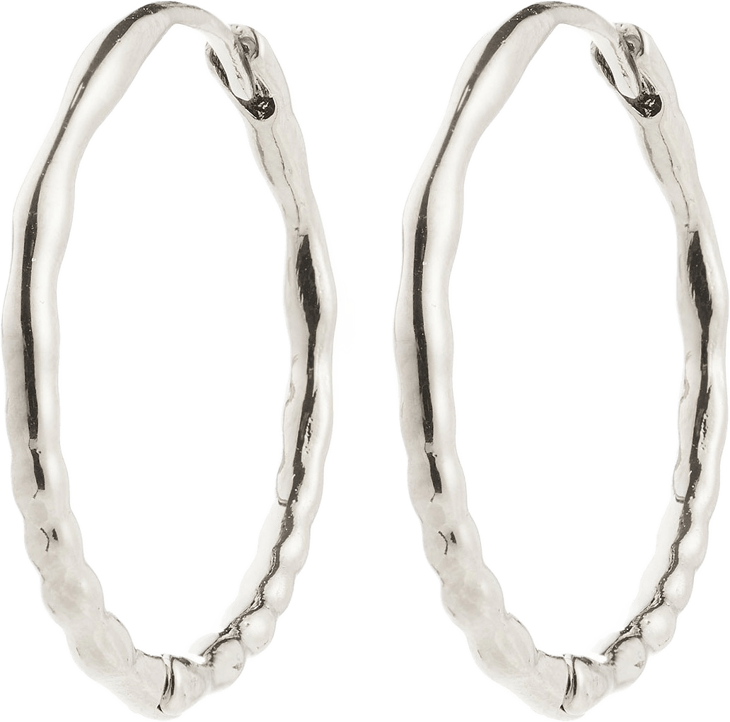 Between Hoops Silver-Plated