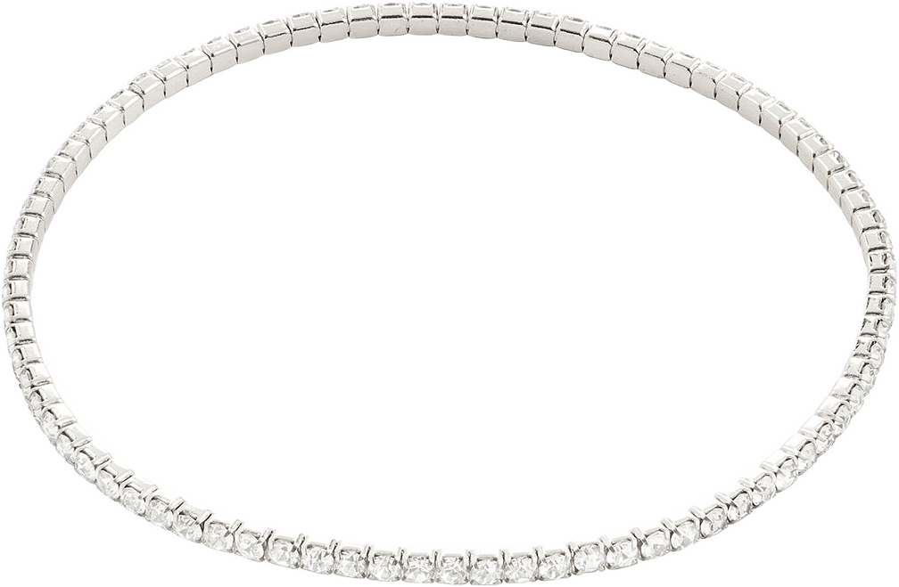 Arash Crystal Bracelet Silver-Plated