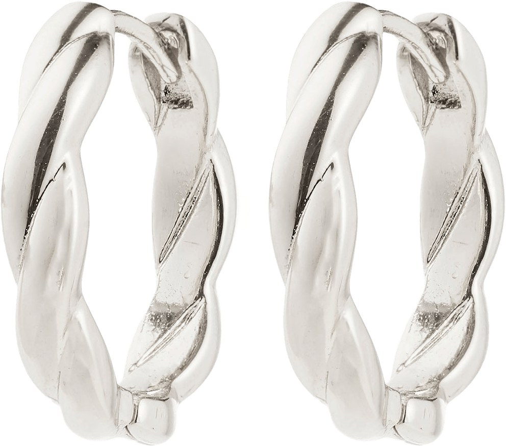 Declan Earrings Silver-Plated, från Pilgrim, i färgen Silver Plated.