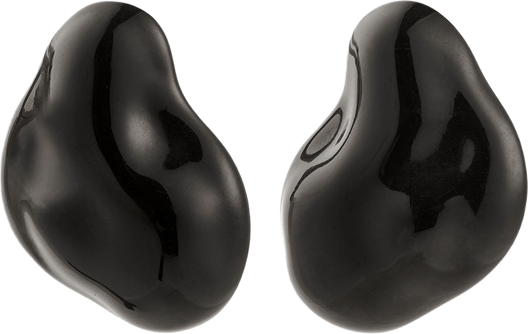Lian Earrings Silver-Plated/Black