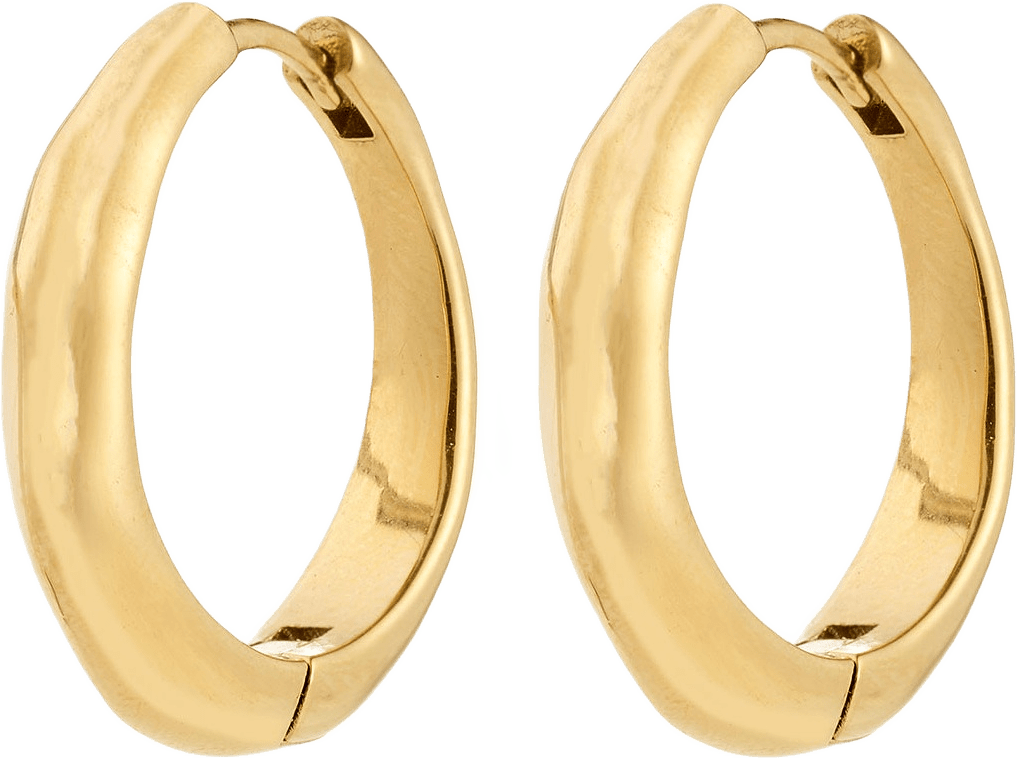 Harrison Hoops Gold-Plated