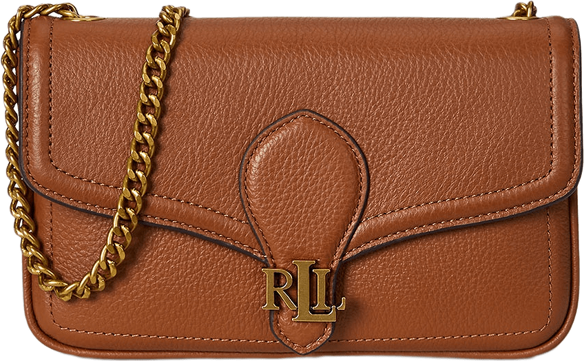 Pebbled Leather Bradley Crossbody Wallet