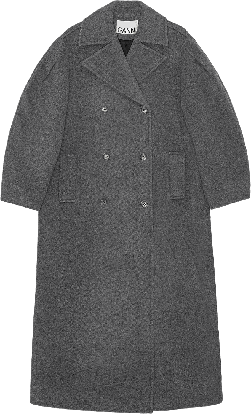 Peacoat Wool Long Coat