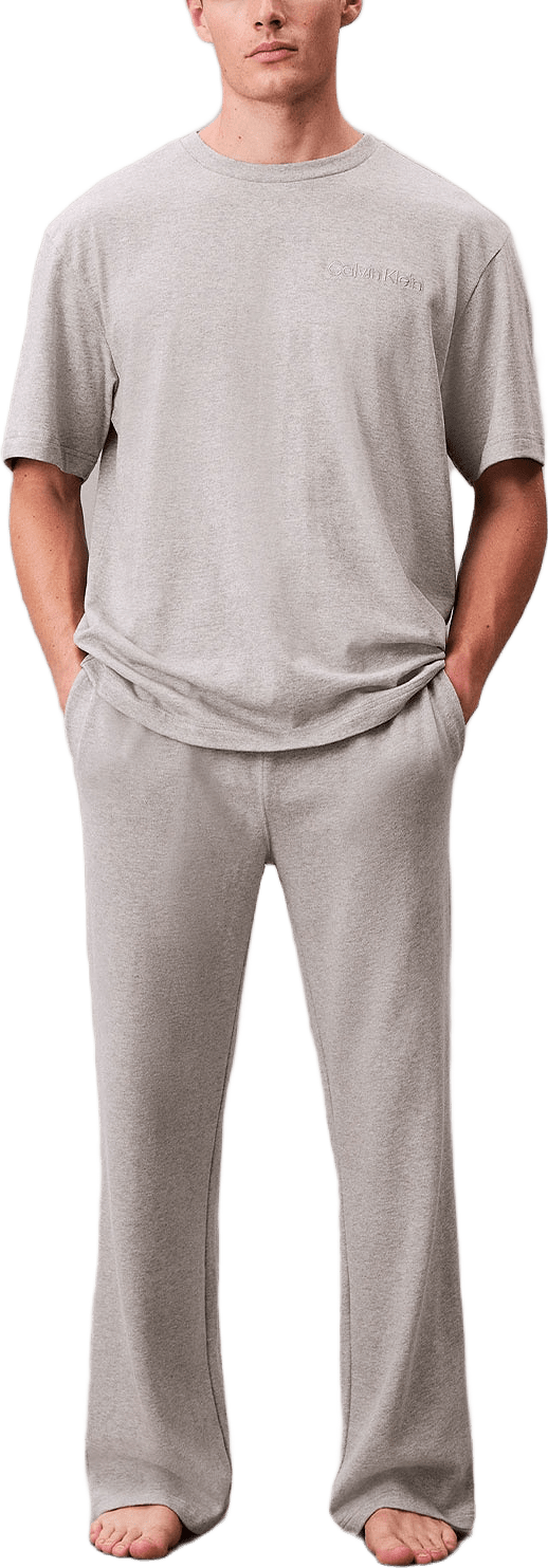 Cotton Jersey Pyjama Pants, från Calvin Klein, i färgen B10 Grey Heather.