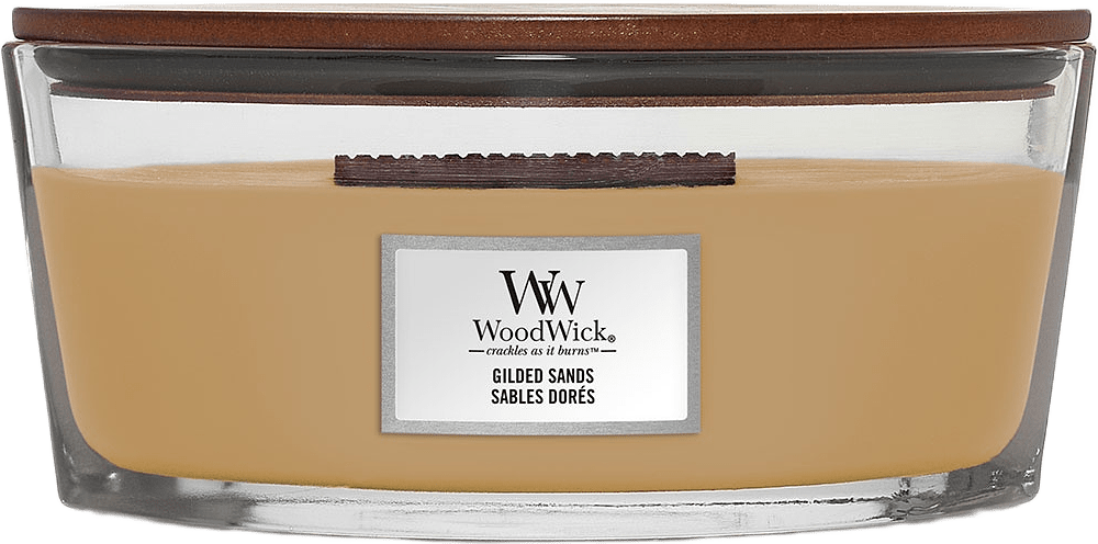Ellipse Gilded Sands, från WoodWick, i färgen Gilded Sands.
