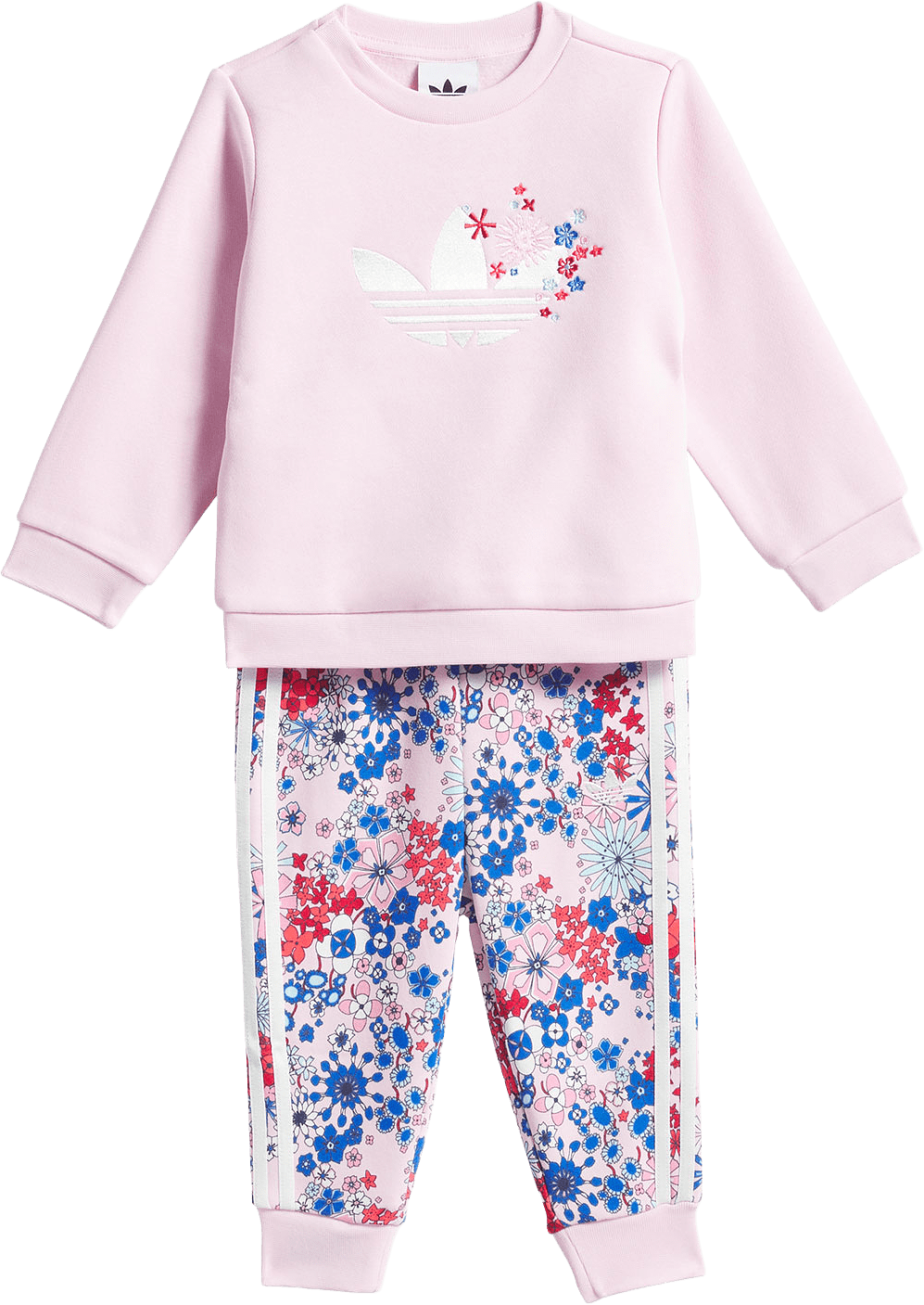 Adidas Originals x Liberty London Crew set, från Adidas Originals, i färgen Clpink.