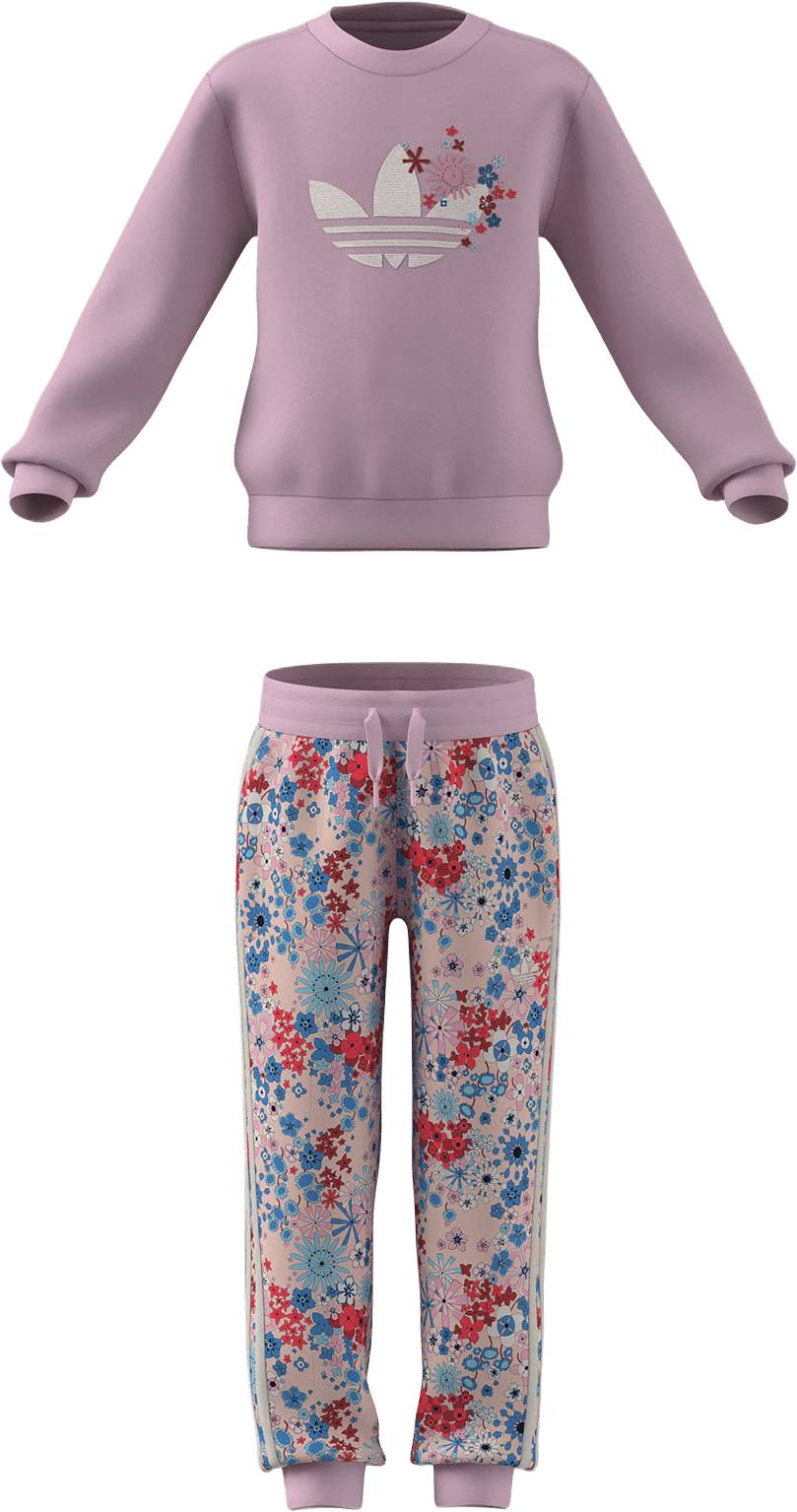 Adidas Originals x Liberty London Crew set, från Adidas Originals, i färgen Clpink.