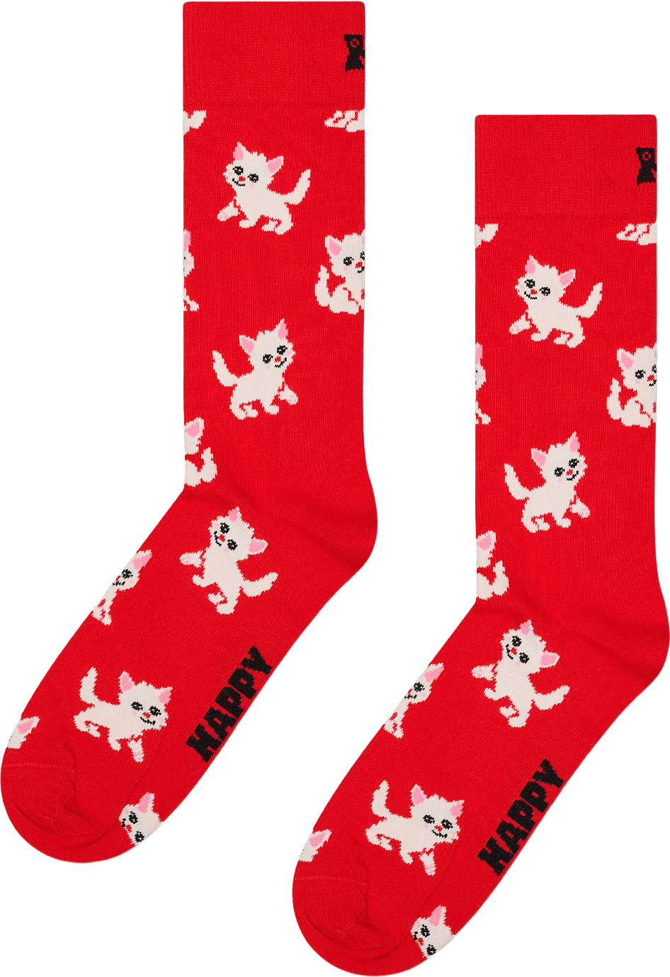 Kitten Sock, från Happy Socks, i färgen Red.