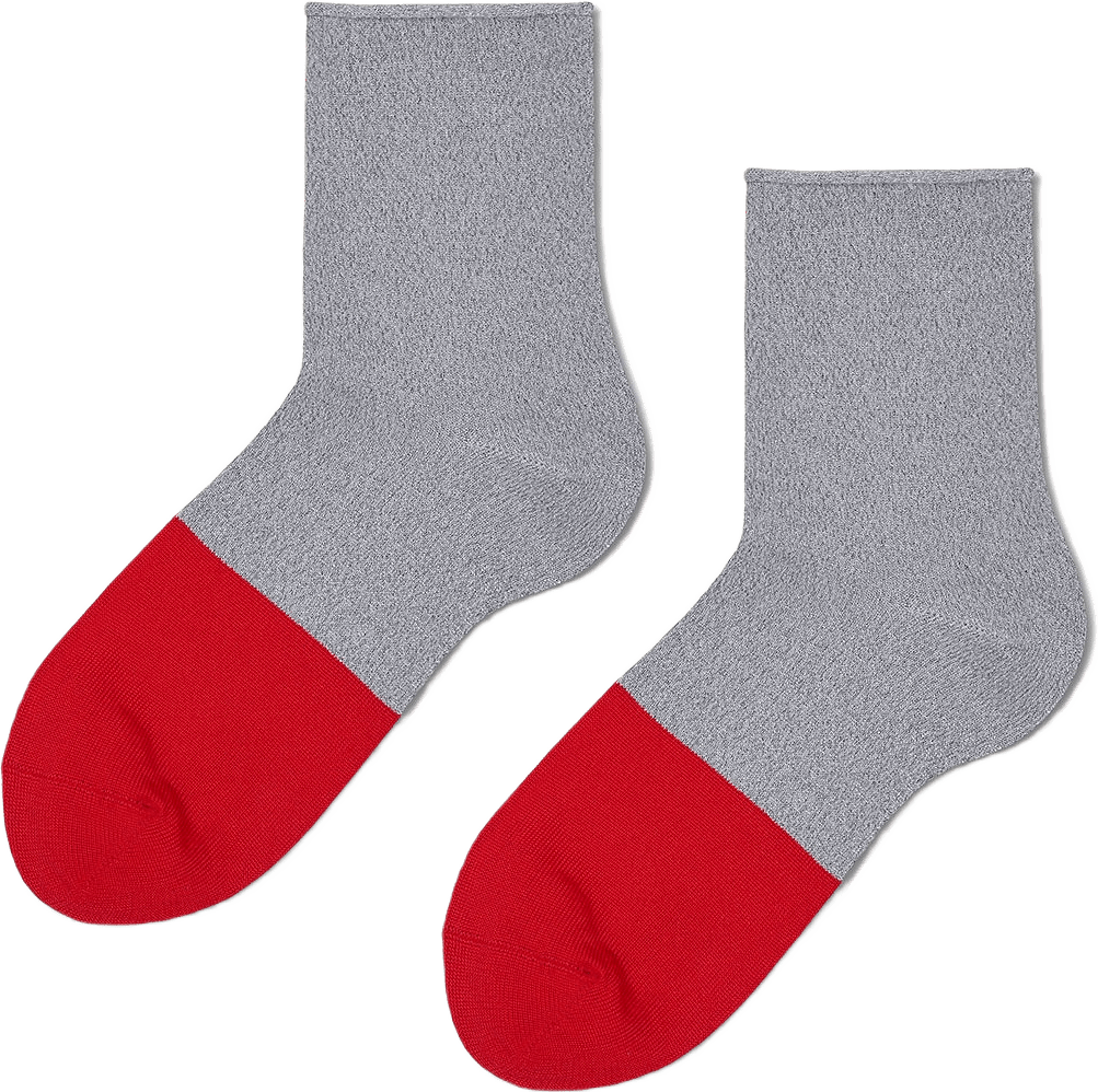 Extended Toe 1/2 Crew Sock