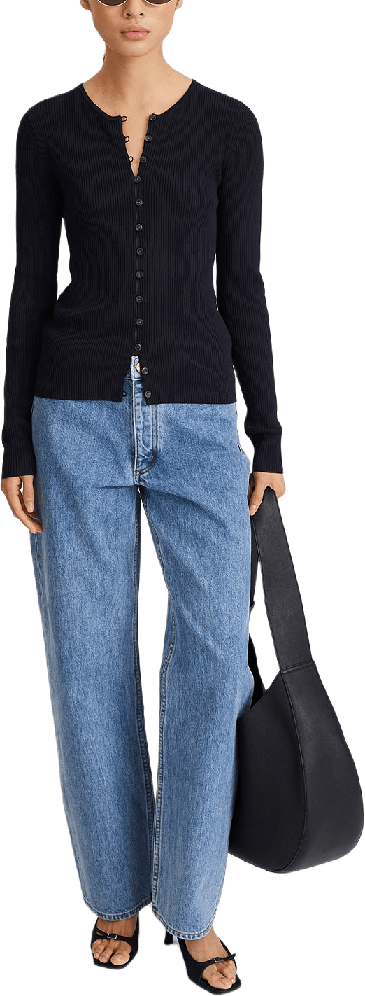 Paloma Knitted Cardigan, från Stylein, i färgen Navy.