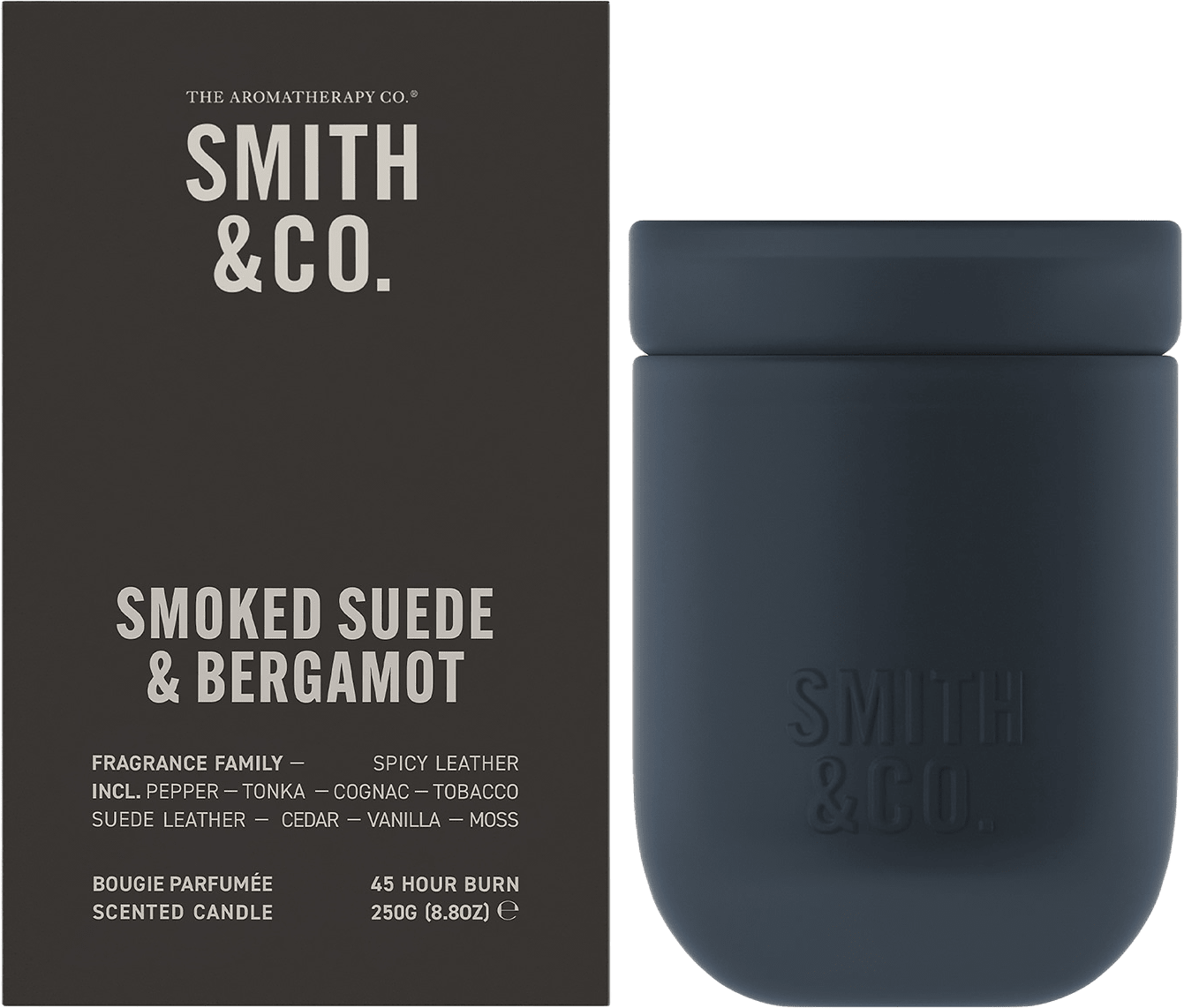 Smoked Suede & Bergamot Candle, från Smith & Co.