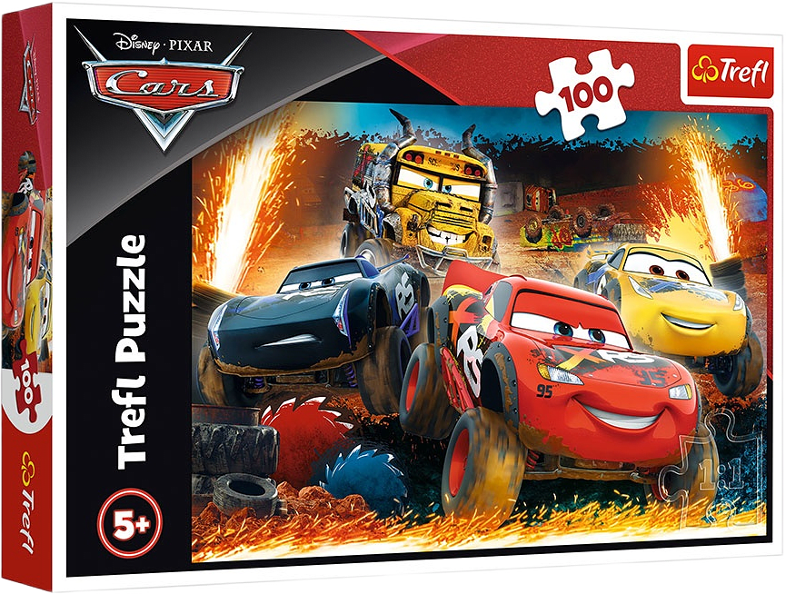 Pussel Bilar 100 bitar, från Trefl.