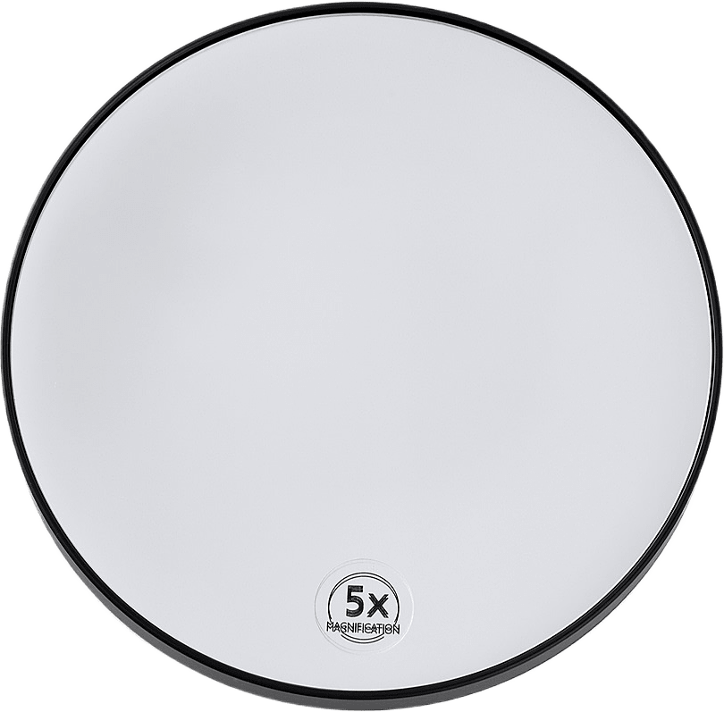 Spegel med sugkopp large, 5x, från Skir, i färgen Black.