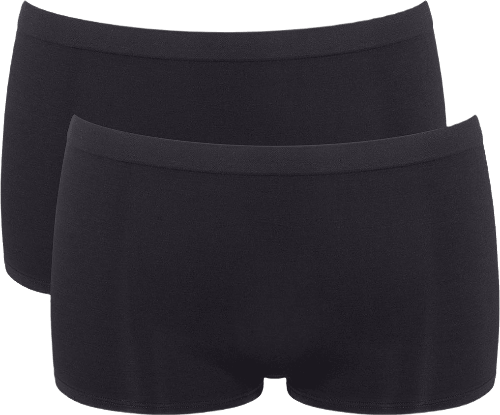 GO Sense Short 2P, från Sloggi, i färgen Black.