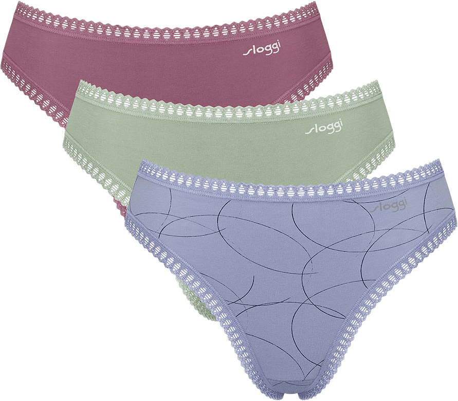 GO Crush High Leg, från Sloggi, i färgen Multiple Colours 8.