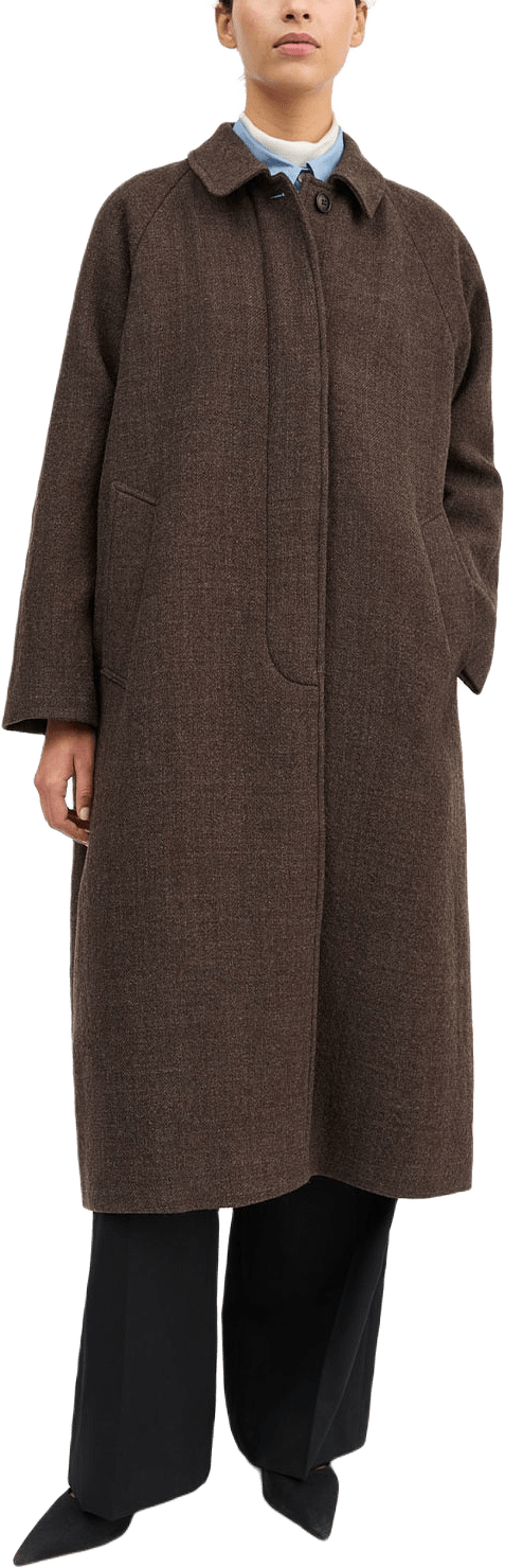 Mary coat, från Skall Studio, i färgen Mole.