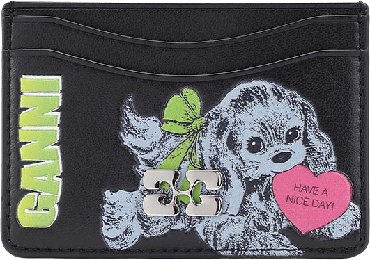 Card Holder Blue Dog