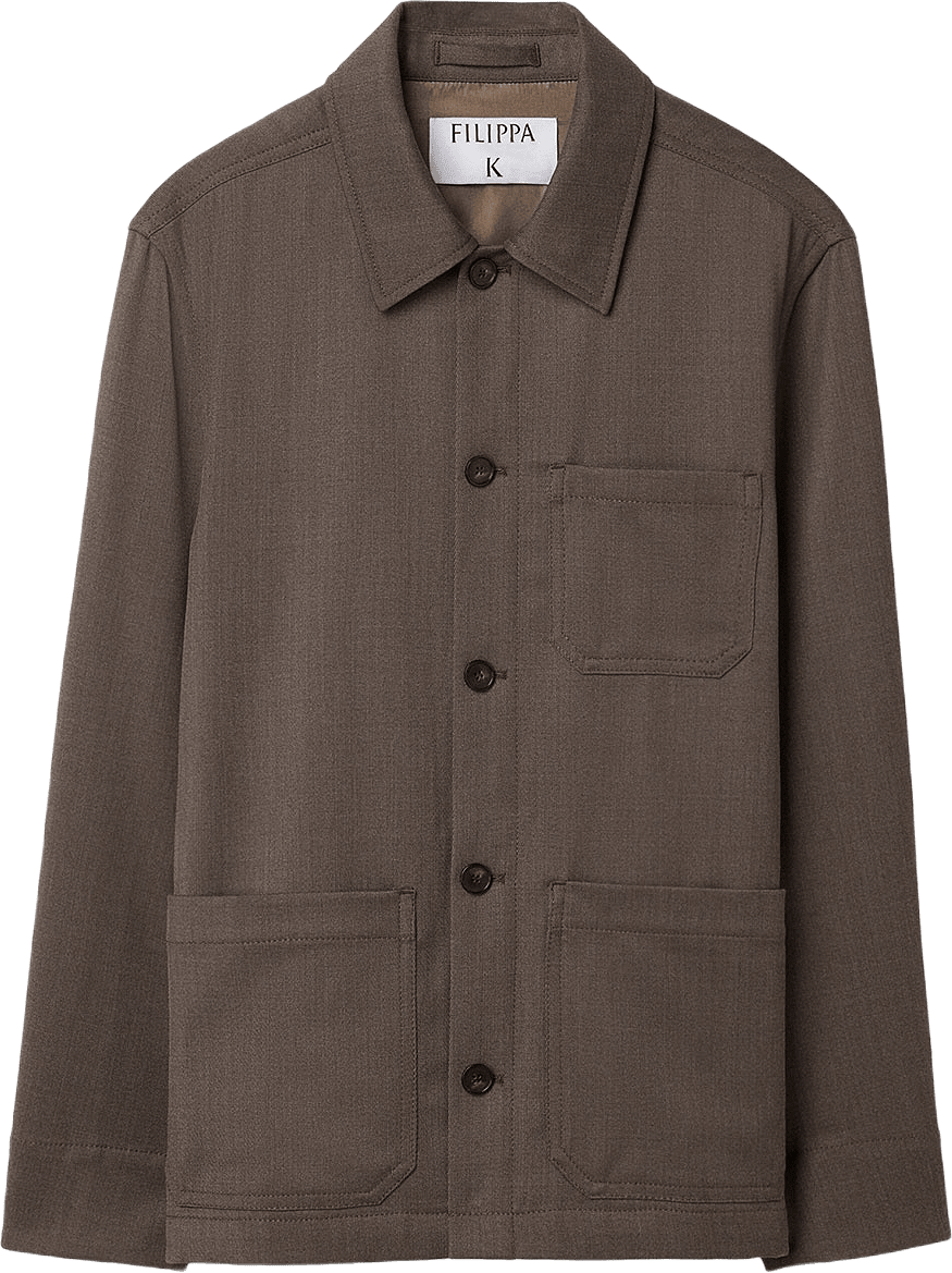 Work Jacket, från Filippa K, i färgen Driftwood.