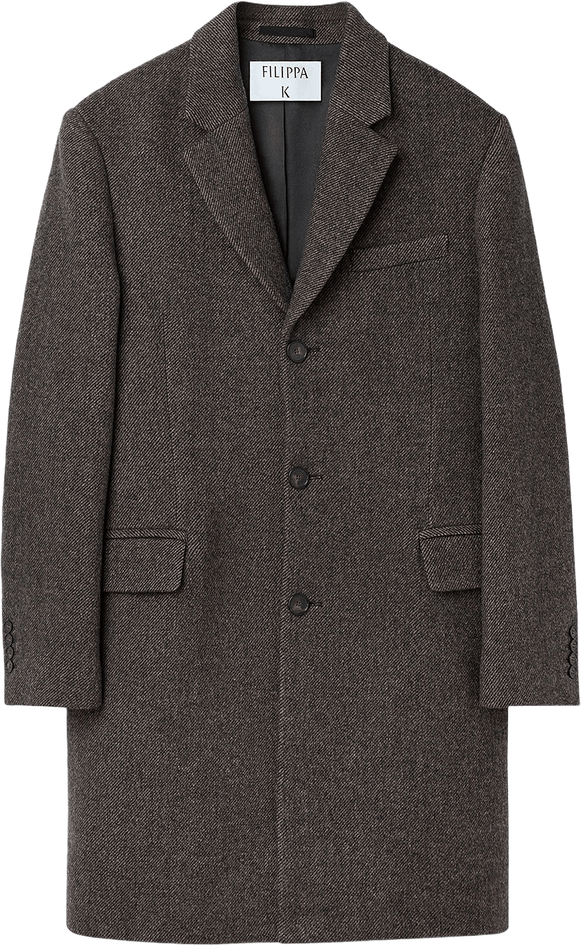 William Twill Coat, från Filippa K, i färgen Driftwood.