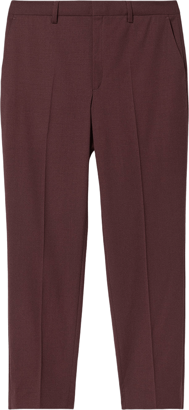 Emma Cropped Cool Wool Trouser, från Filippa K, i färgen Burgundy.