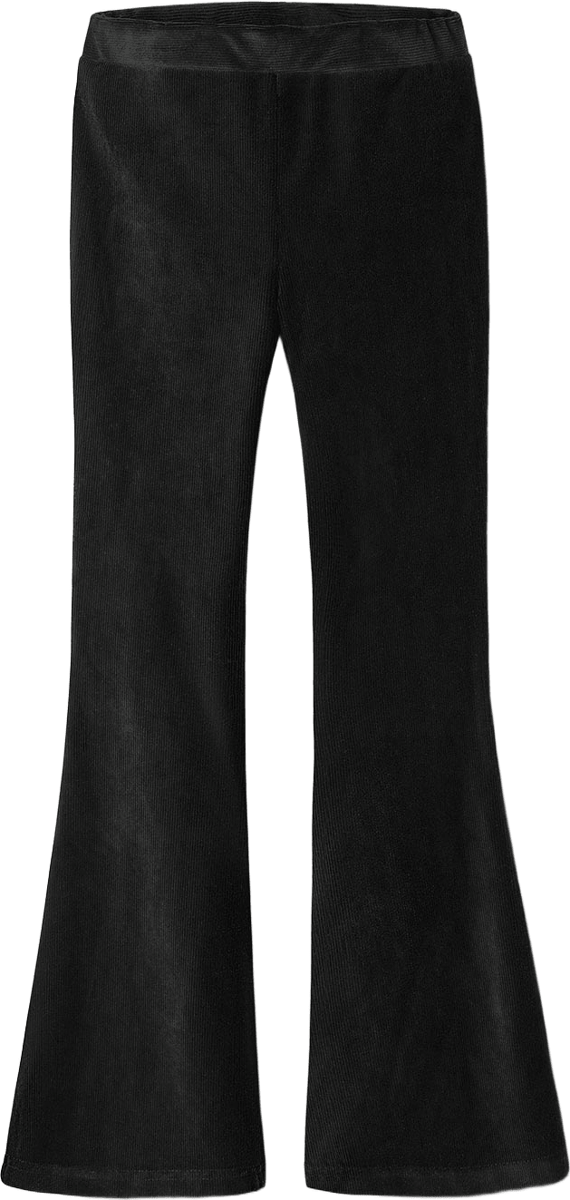 Nkforinge Bootcut Vel Pant, från Name It, i färgen Black.