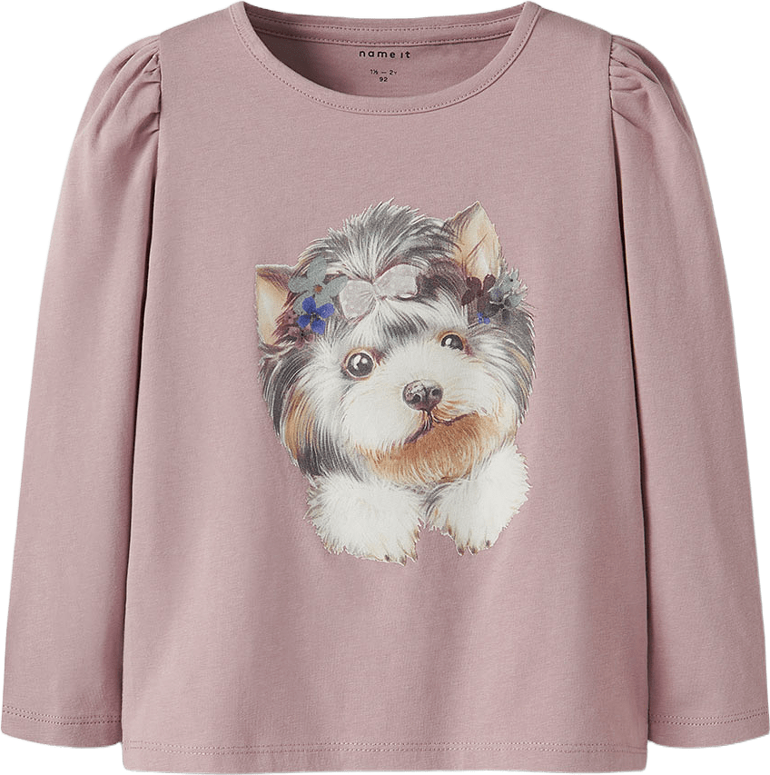 Nmfninea Ls Top, från Name It, i färgen Burnished Lilac.