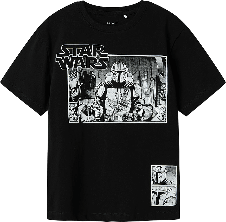 Nkmallan Starwars Ss Nreg Top Box Bfu, från Name It, i färgen Black.