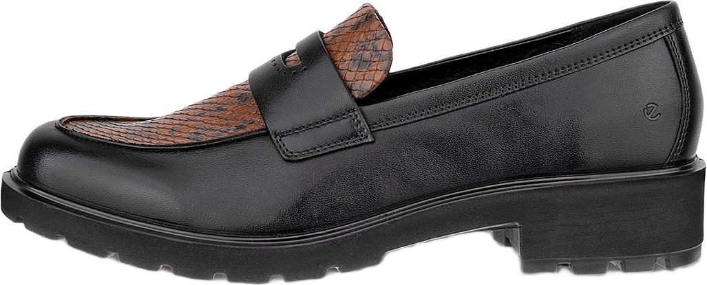 Metropole Vienna W, från ECCO, i färgen Black/Mink/Black/Coffee.