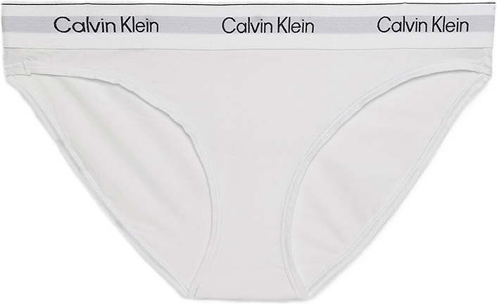 Trosa i Bikini/brief modell i skön Bomull & modal blandning, från Calvin Klein, i färgen White.