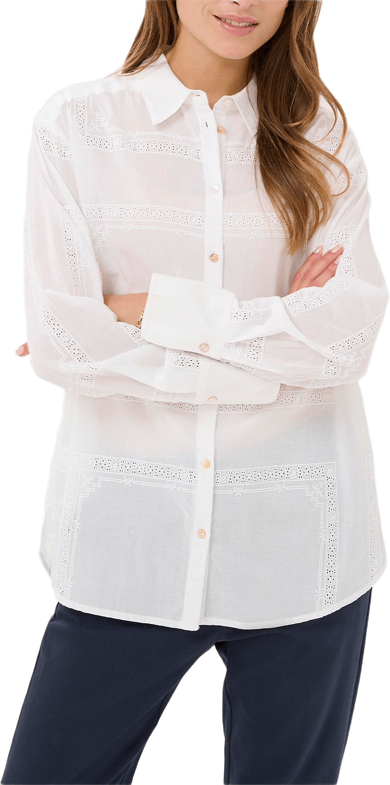 OliciaSZ Shirt, från Saint Tropez, i färgen Bright White.