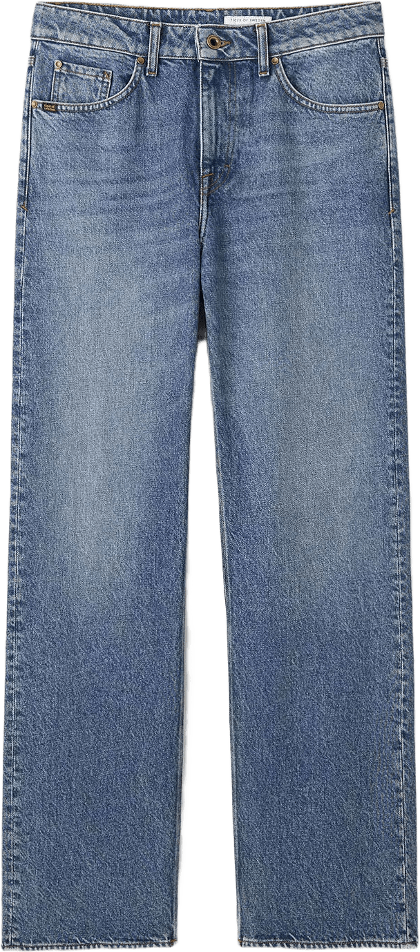 Milis Mid-Rise Jeans, från Tiger of Sweden, i färgen Medium Blue.