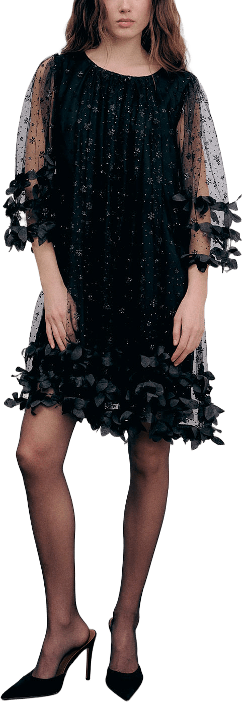 River Dress, från Ida Sjöstedt, i färgen Black/Black Glitter.