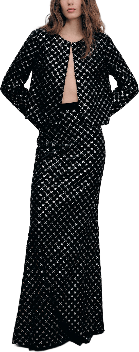 Tabitha Jacket, från Ida Sjöstedt, i färgen Black Glimmer.