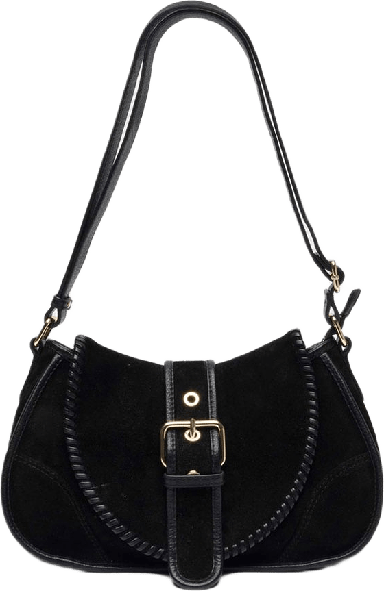 Maria Stitch Suede w. Gold, från Nunoo, i färgen Black.