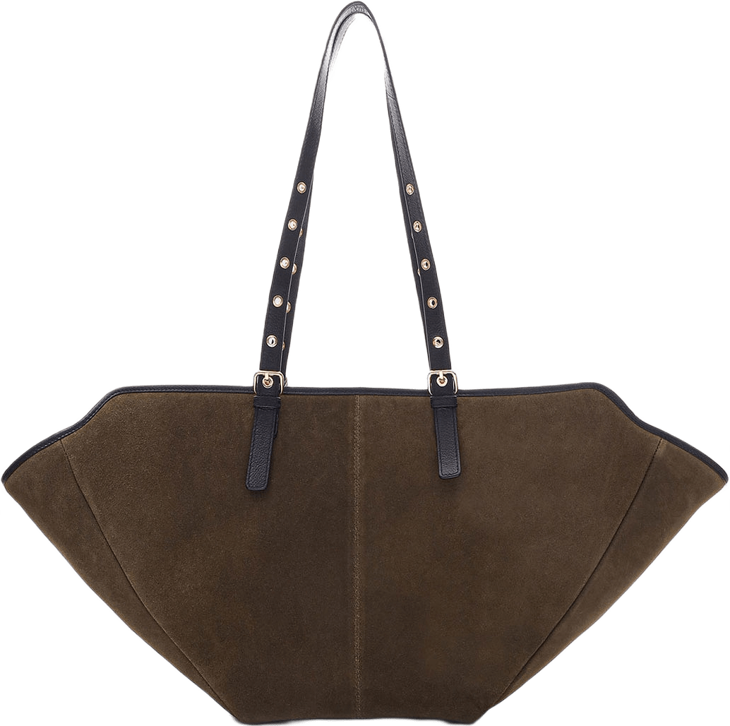 Nora Suede w. Gold, från Nunoo, i färgen Dark Olive.