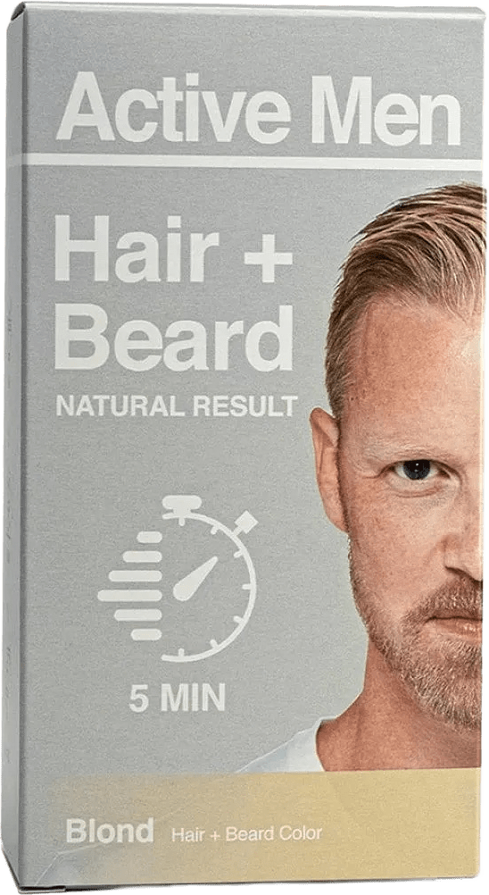 Skäggfärg och hårfärg, från Active Men, i färgen Blond.