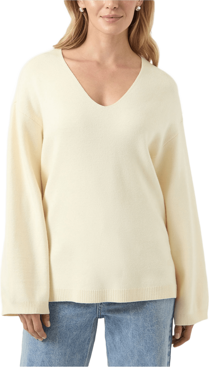 YASELMA Pullover, från Y.A.S, i färgen Birch.