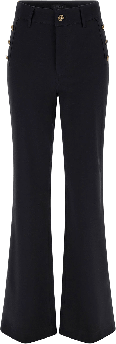 Chrissy Flare Pants, från Guess, i färgen Jet Black A996.