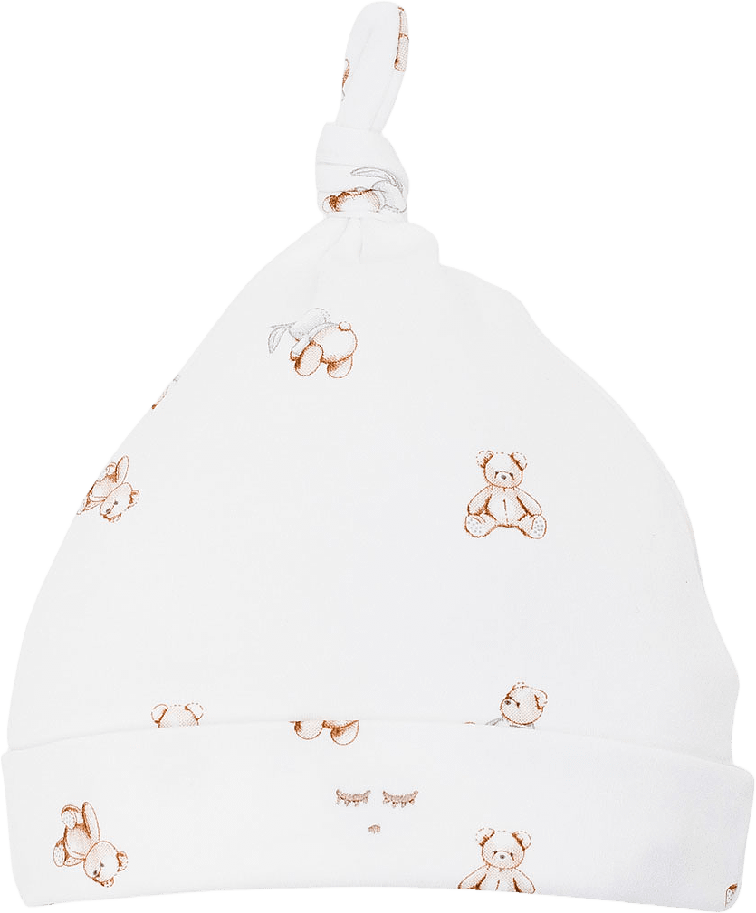 Teddy Tay Tossie Hat, från Livly, i färgen White.