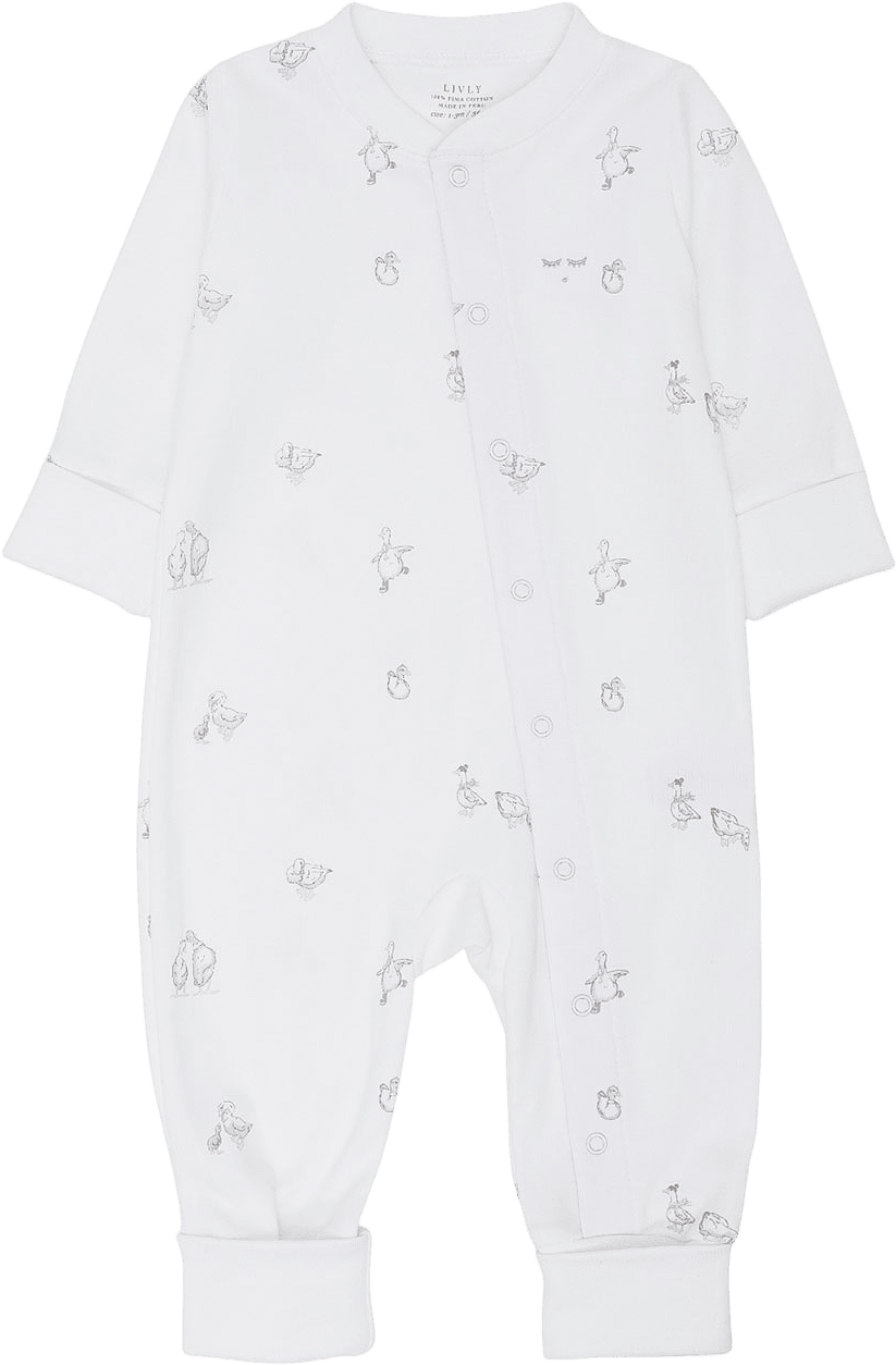 Geese Overall, från Livly, i färgen White.