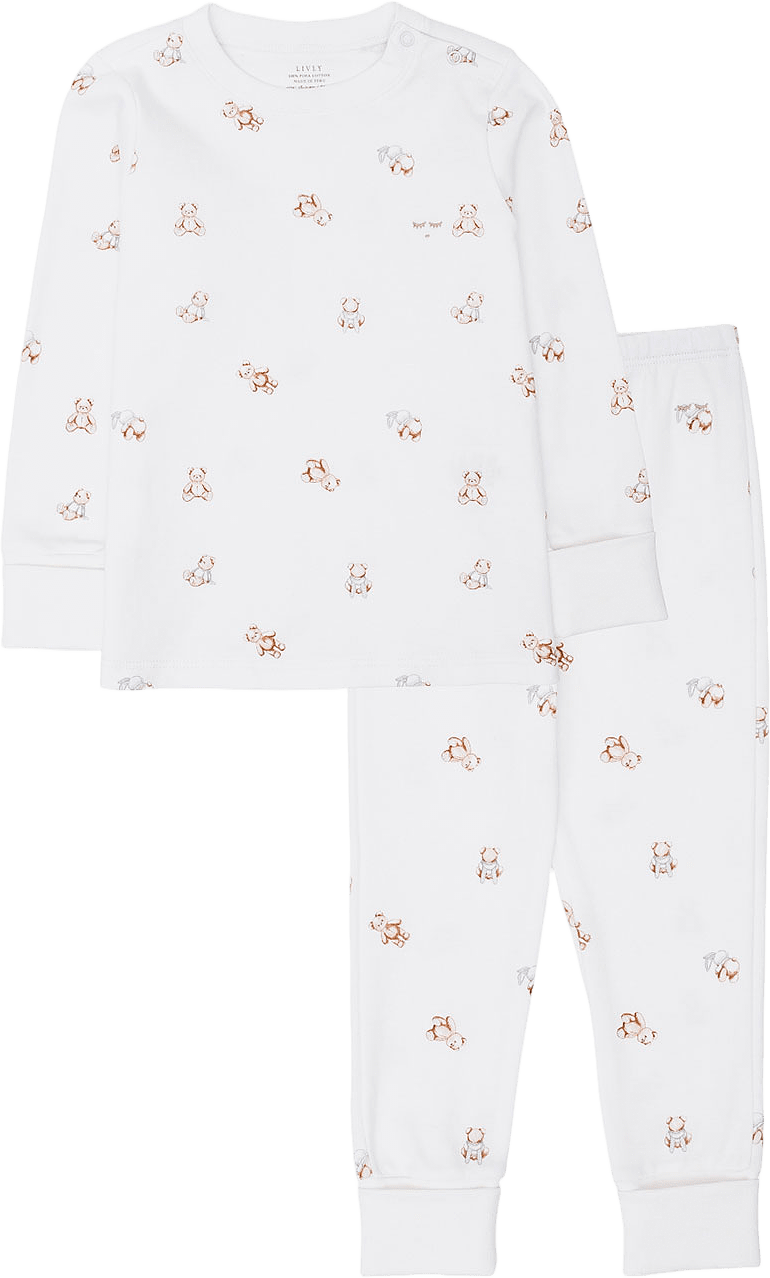 Teddy Tay 2 Piece Set, från Livly, i färgen White.