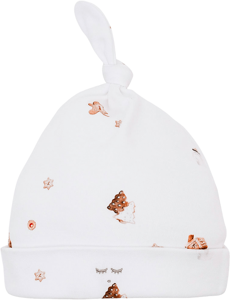 Little Gingerbread Tossie Hat, från Livly, i färgen White.