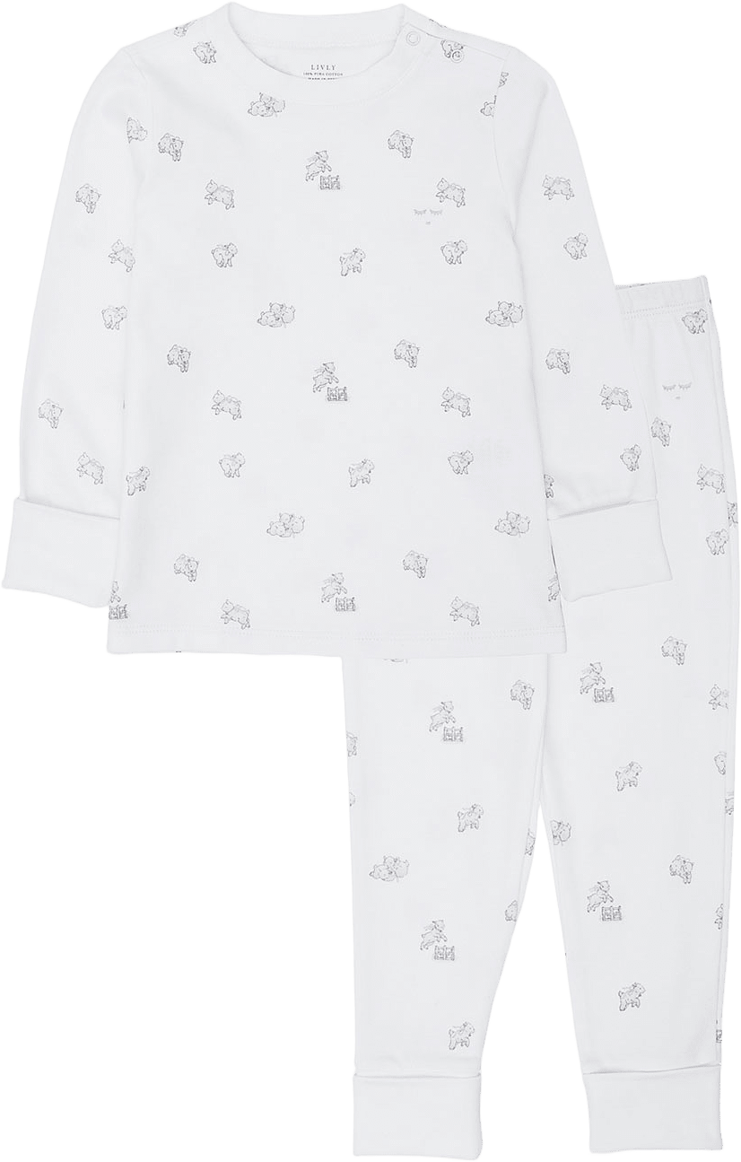 Counting Sheep 2 Piece Set, från Livly, i färgen Blue.