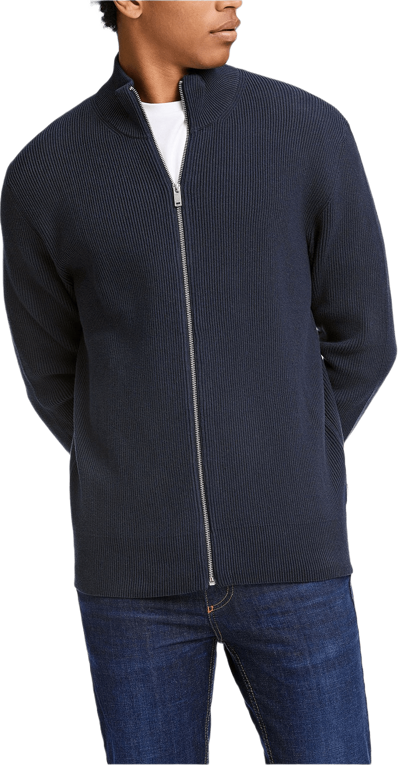 Knitted Zip Cardigan Knit