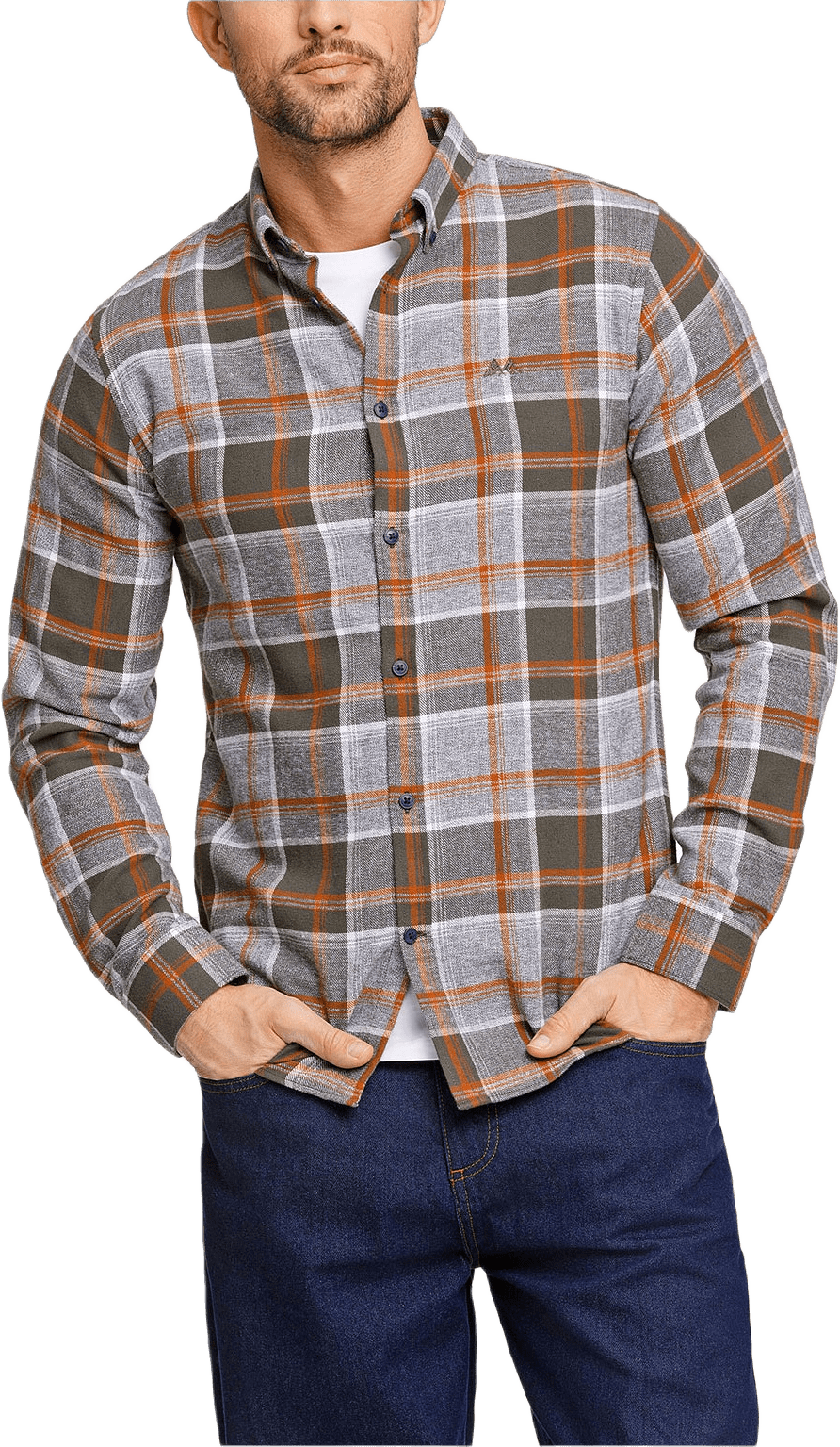 Brushed Checked Shirt L/S
