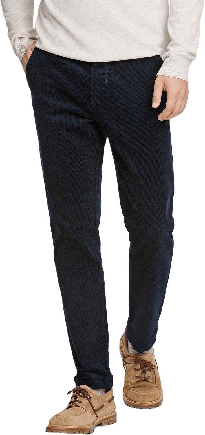 Cropped Corduroy Pants