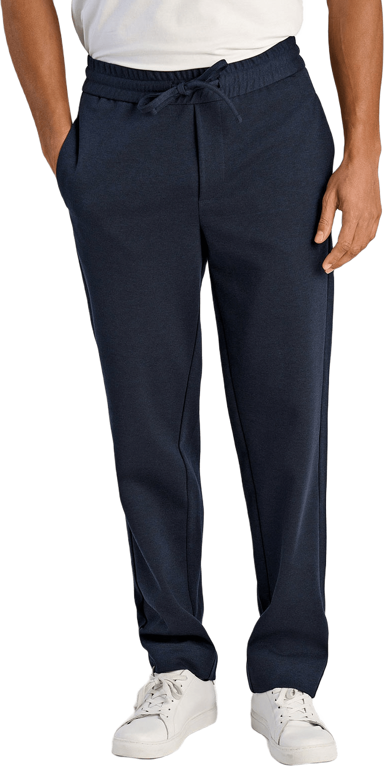 Superflex Relaxed Fit Pants, från Lindbergh, i färgen Navy Mix.